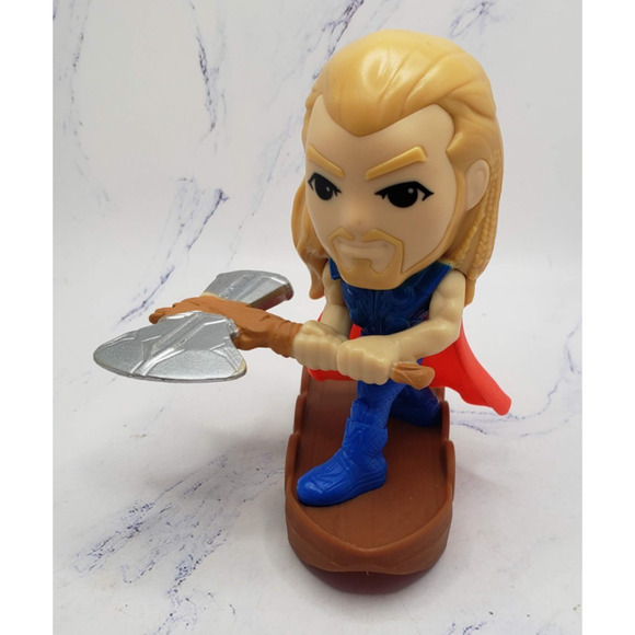 McDonald's 2022 THOR LOVE and THUNDER Marvel Happy Meal Toy Thor #1 - Picture 1 of 6